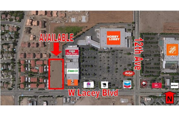 Retail Land near NWC Lacey / 12th For Sale: 12322 W Lacey Blvd, Hanford, CA 93230